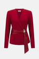 Fitted wrap top - Dresses Boutique B.V.