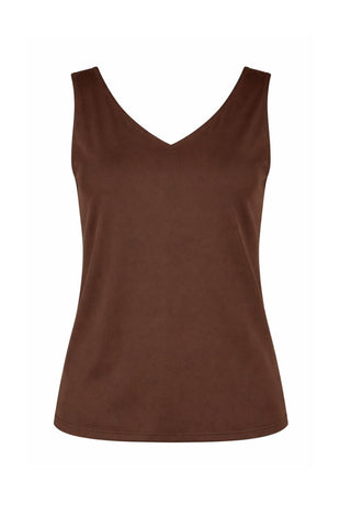 2 side sleeveless top Coconut - Dresses Boutique B.V.