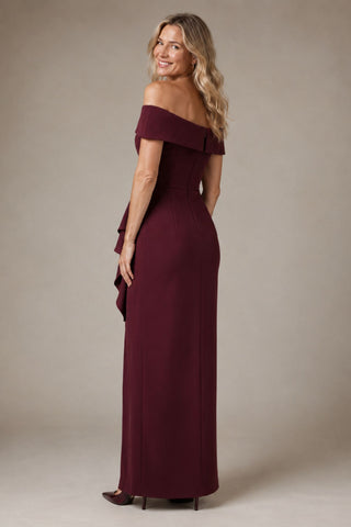 Off Shoulder Column Gown