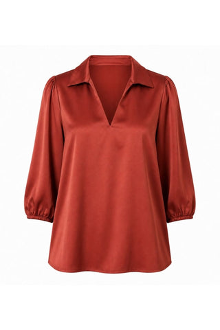 Alma blouson WS Brick - Dresses Boutique B.V.