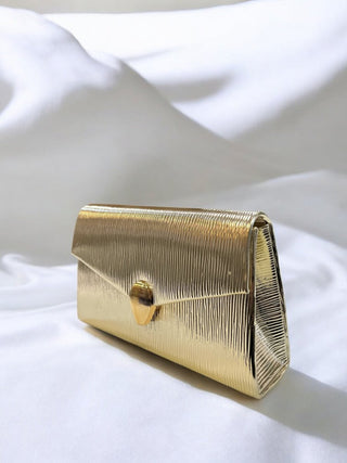 Anate clutch Gold - Dresses Boutique B.V.
