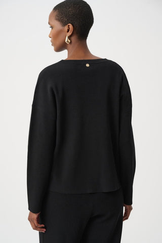Asymmetric sweater with metal stud detail - Dresses Boutique B.V.