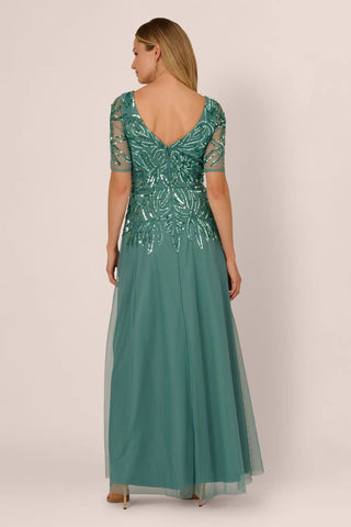 BeadedMeshLongDress_GreenSlate_2