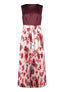 Patch Dark Red / Cream