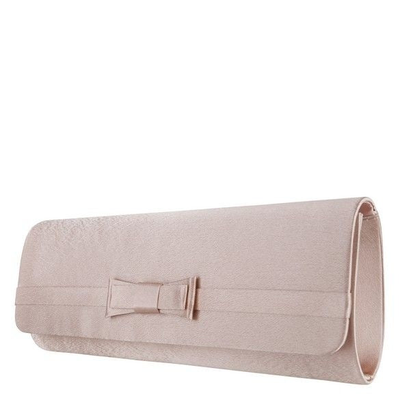 Bow clutch nude