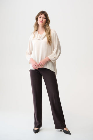 Boxy top with Cowl Collar Birch - Dresses Boutique B.V.