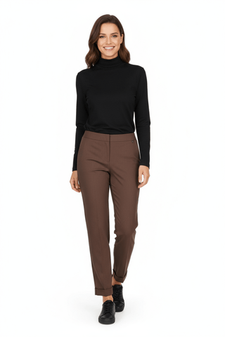 Bratislava pantalon Choco - Dresses Boutique B.V.