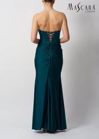 Bustiera dress Petrol - Dresses Boutique B.V.