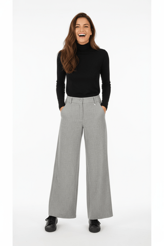 Caserta pantalon Light grey - Dresses Boutique B.V.