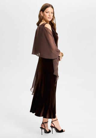 Chiffonflowstole_ChocolateBrown_4