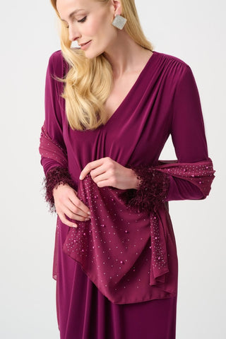 Claretta scarf rhinestones - Dresses Boutique B.V.