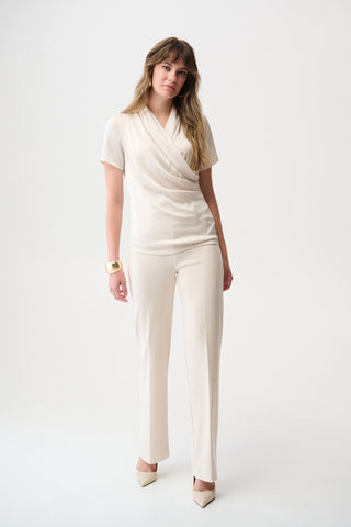 Classic Wide Leg Pants Birch - Dresses Boutique B.V.