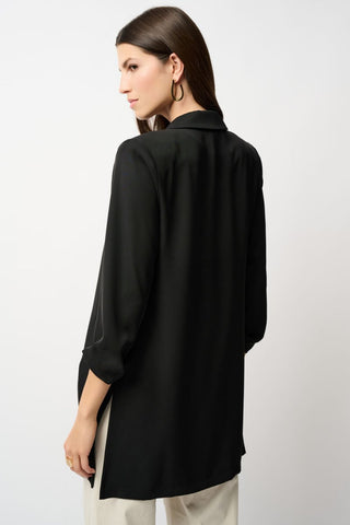 Classic long blazer Black - Dresses Boutique B.V.