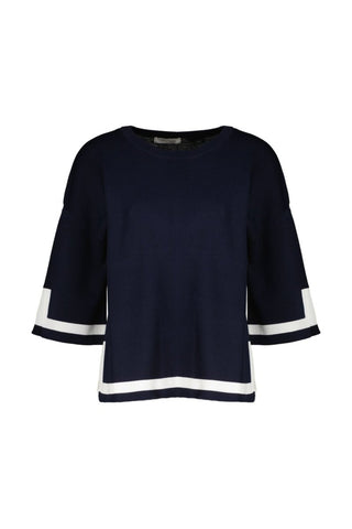 Dahlia sweater Navy - Dresses Boutique B.V.