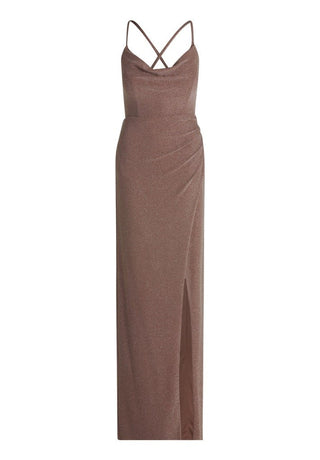 Dariella dress Taupe / Grey - Dresses Boutique B.V.