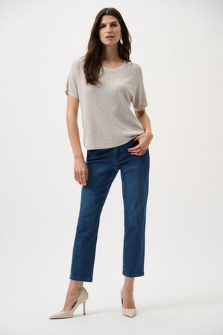 Gia - Classic Slim Fit Stretch Jeans Denim Medium Blue - Dresses Boutique B.V.