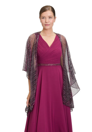 Glitter lurex stola Pink Silver - Dresses Boutique B.V.