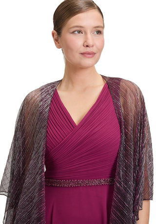 Glitter lurex stola Pink Silver - Dresses Boutique B.V.