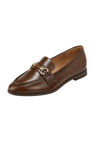 Gold buckle loafer - Dresses Boutique B.V.