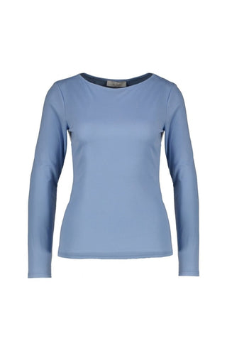 Granada basic top Light blue - Dresses Boutique B.V.