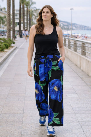 Marlou print pantalon