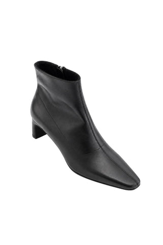 Leder enkel laars - Dresses Boutique B.V.