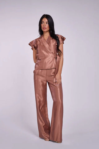 Lolani Wide pant Copper - Dresses Boutique B.V.