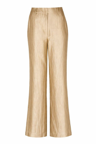 Lolani Wide pant Gold - Dresses Boutique B.V.
