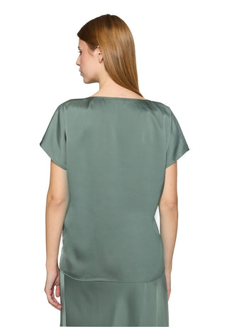 Marina vneck top Evening Green - Dresses Boutique B.V.