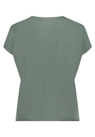 Marina vneck top Evening Green - Dresses Boutique B.V.