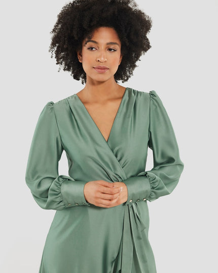 Messel dress Aloe Green