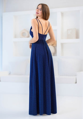 Minba dress Glitter Twilight Blue - Dresses Boutique B.V.