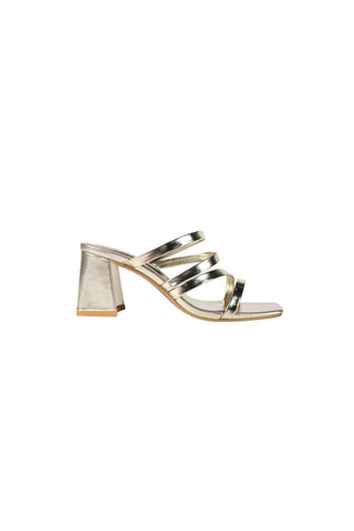 Mule pump Gold - Dresses Boutique B.V.