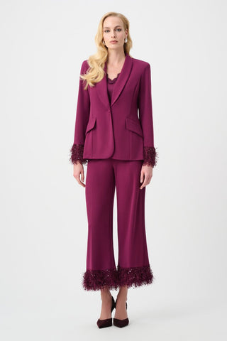 Nana Fitted Blazer With Fringe - Dresses Boutique B.V.