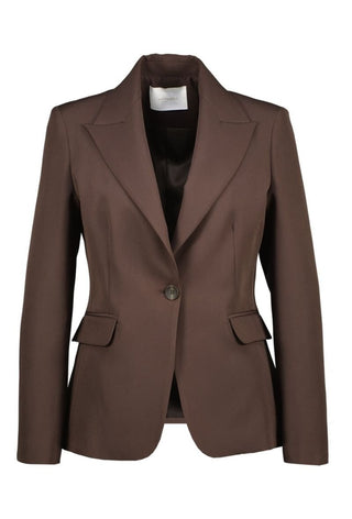New Alba blazer Choco - Dresses Boutique B.V.