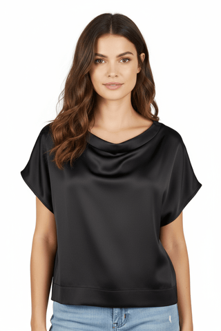 New Chieti top Black - Dresses Boutique B.V.