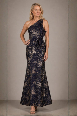 One shoulder jacquard gown - Dresses Boutique B.V.