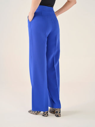 Plain wide pantalon - Dresses Boutique B.V.