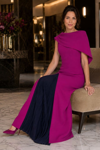 Riania plisse dress - Dresses Boutique B.V.