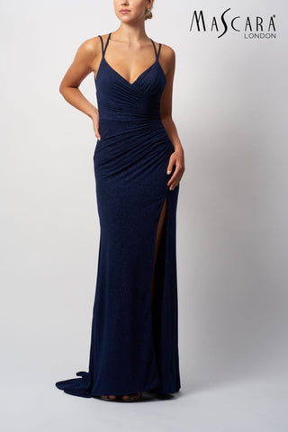 Roucha dress Navy - Dresses Boutique B.V.