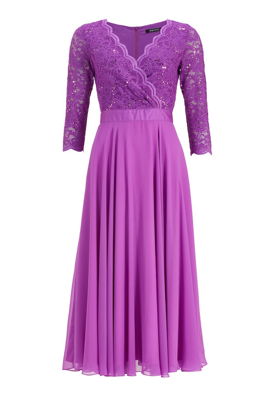 Rutta dress Grape Purple