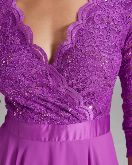 Rutta dress Grape Purple