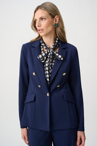 Sarella Scuba Crepe Fitted Blazer - Dresses Boutique B.V.