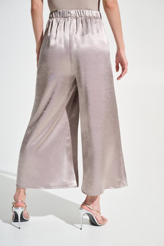 Satin Rhinestone Culotte Pants - Dresses Boutique B.V.