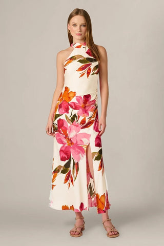 Satin flower dress - Dresses Boutique B.V.