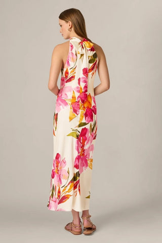 Satin flower dress - Dresses Boutique B.V.