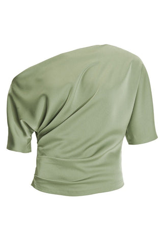 Satin off shoulder top - Dresses Boutique B.V.