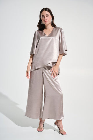 Satin rhinestone boxy tunic - Dresses Boutique B.V.