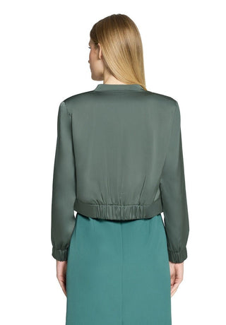 Satin short jacket - Dresses Boutique B.V.