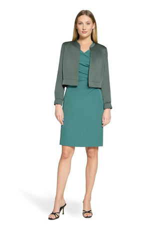 Satin short jacket - Dresses Boutique B.V.